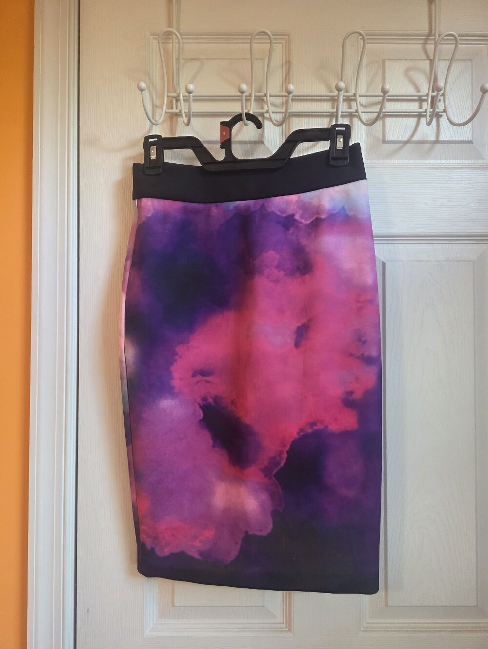 Ted Baker of London Size 0 (US 0-2) Vibrant Pink & Purple Pencil Skirt